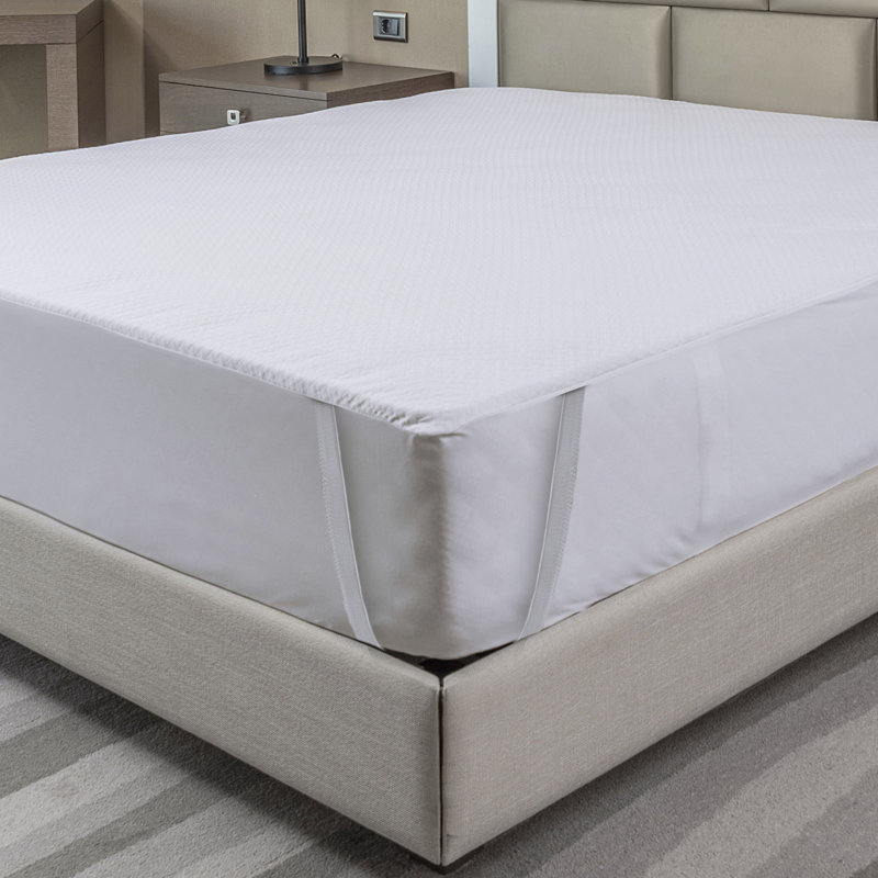 East Urban Home Breathable Waterproof Elastic Strap Mattress Protector